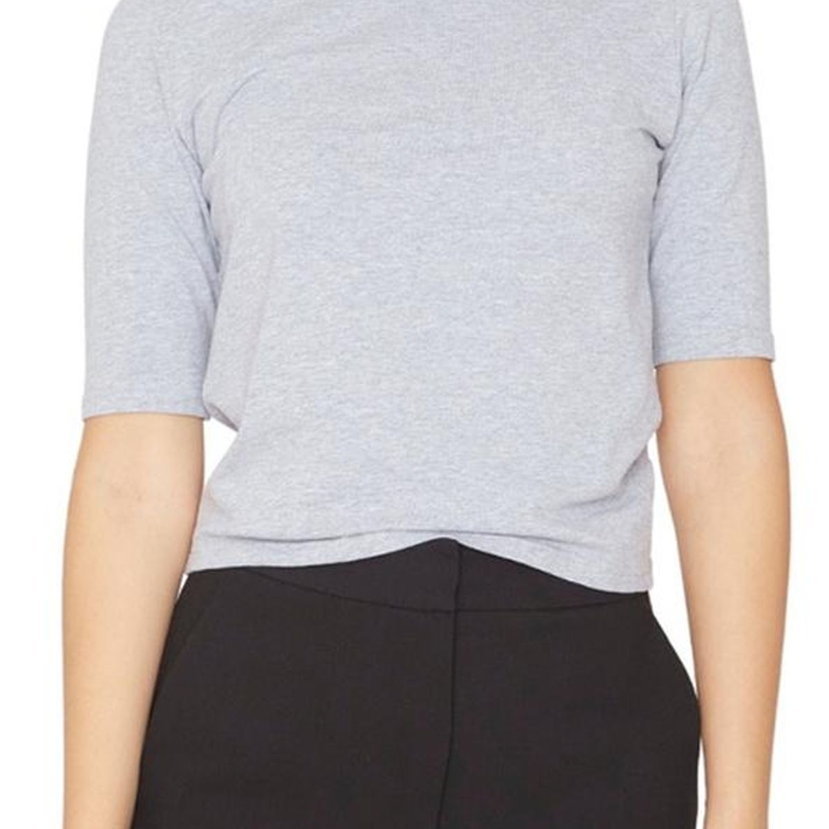 JACINTA TIENDA - Polera Consu III gris Jacinta Tienda