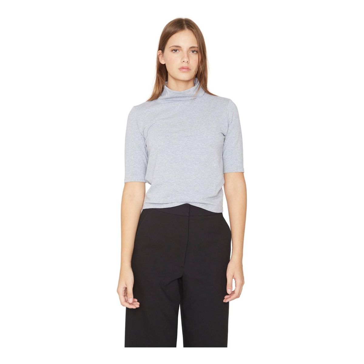 JACINTA TIENDA - Polera Consu III gris Jacinta Tienda