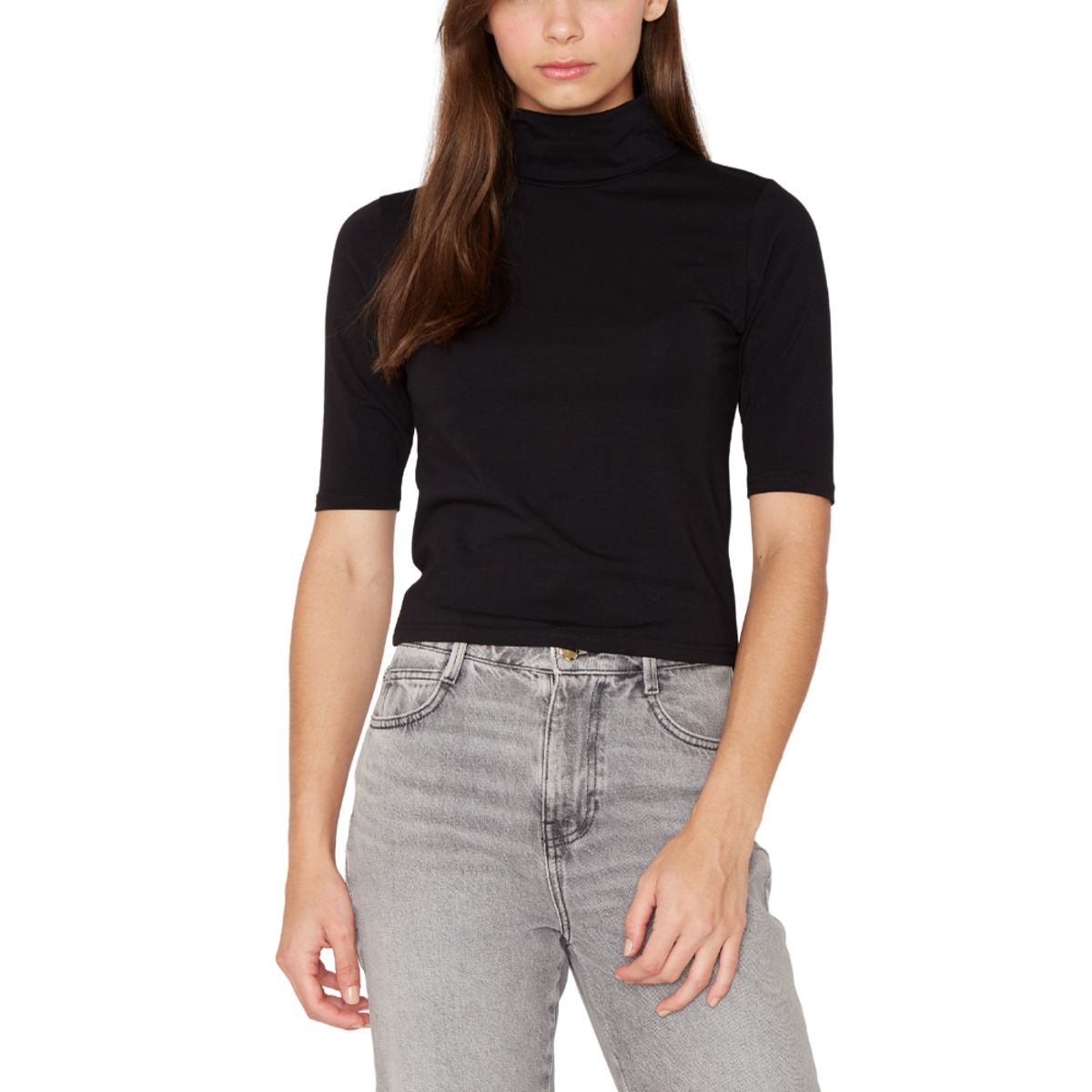 JACINTA TIENDA - Polera Consu III negra Jacinta Tienda