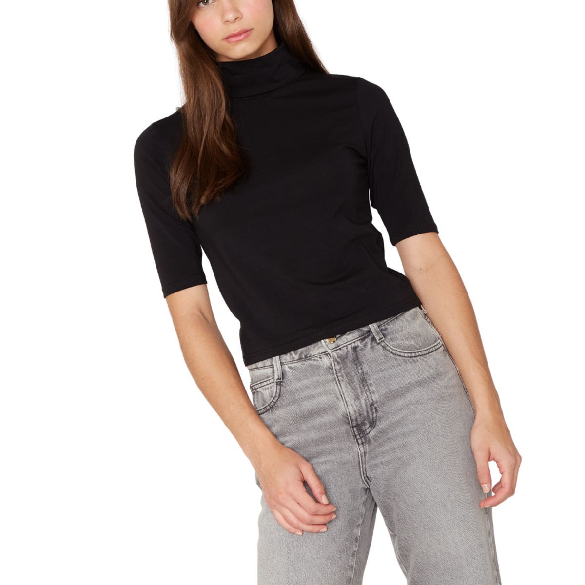 JACINTA TIENDA - Polera Consu III negra Jacinta Tienda