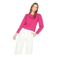 Polera Alicia manga larga fucsia