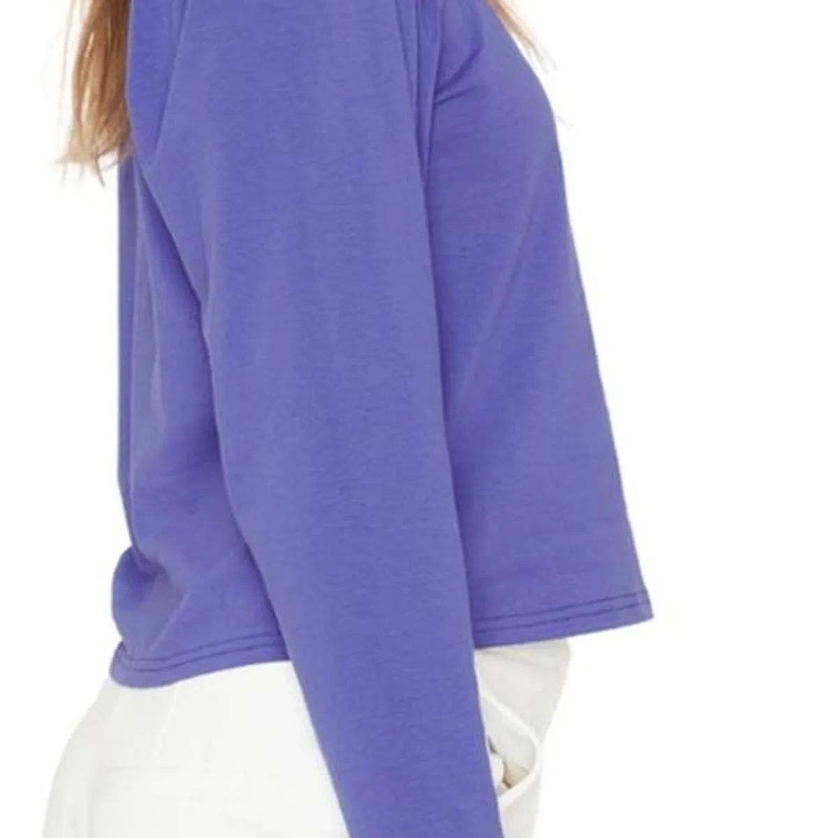 JACINTA TIENDA - Polera Alicia manga larga azul Jacinta Tienda