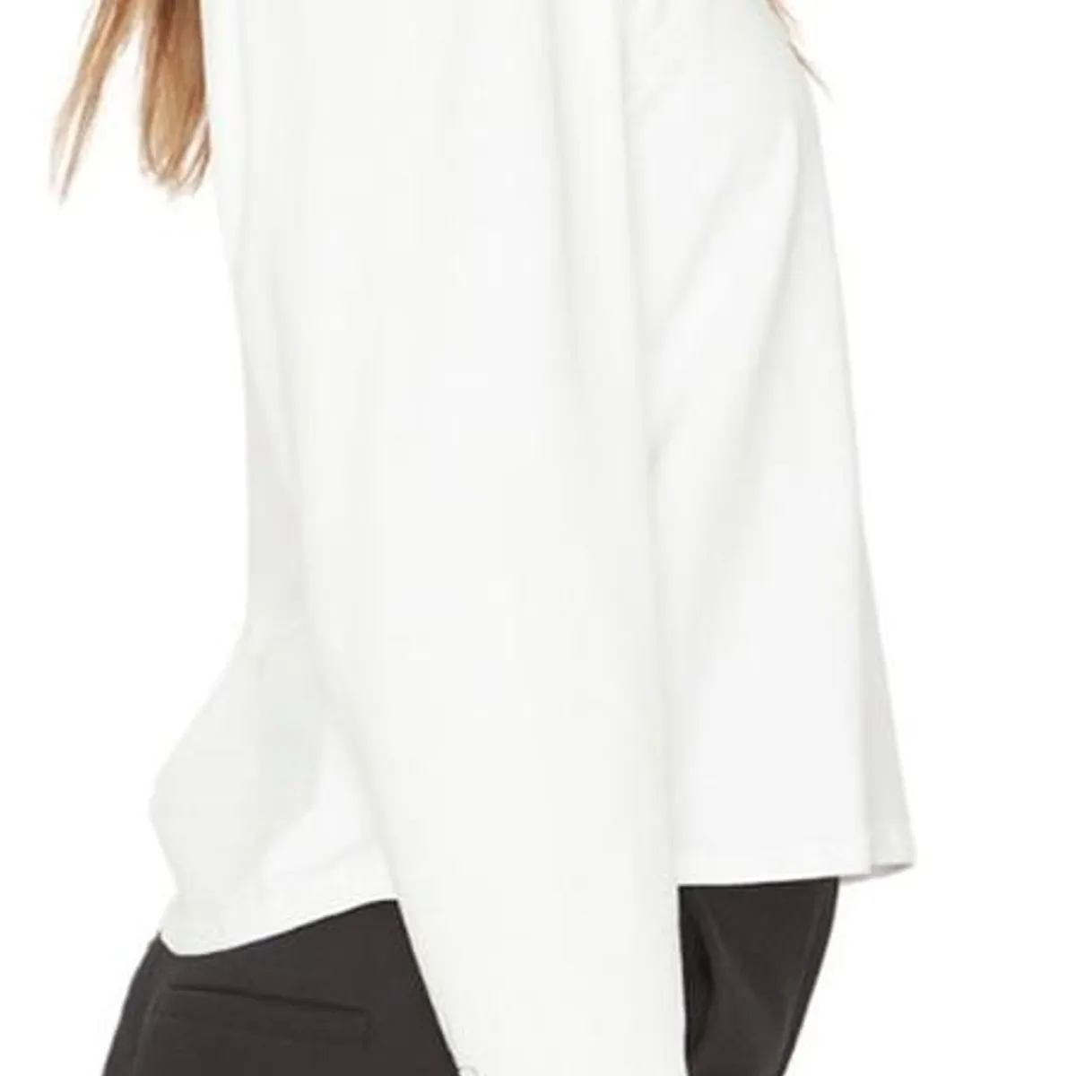 JACINTA TIENDA - Polera Alicia manga larga blanca Jacinta Tienda