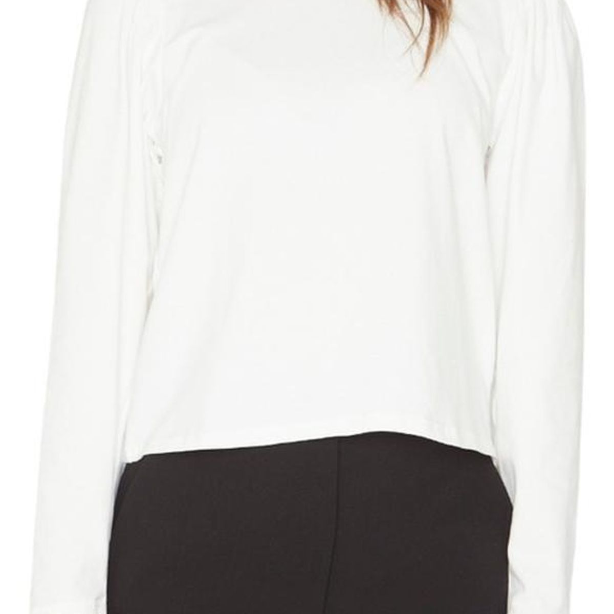 JACINTA TIENDA - Polera Alicia manga larga blanca Jacinta Tienda