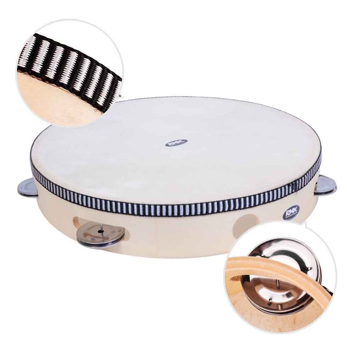 RMX - PANDERETA SIMPLE 10 PULGADAS PA-99 RMX.