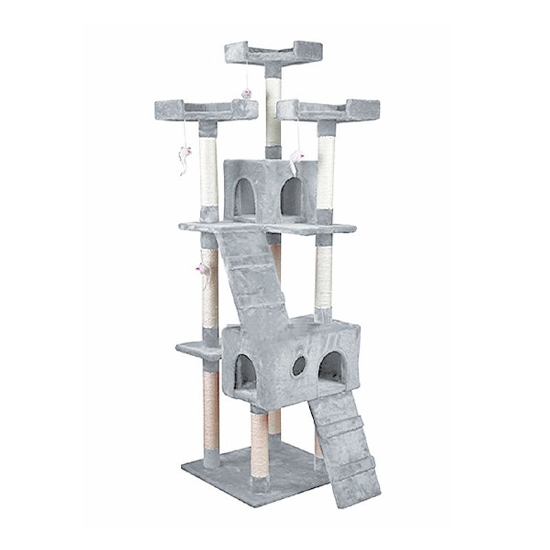 SDFIT - Rascador casa de gato Gris modelo CAT608SA-V
