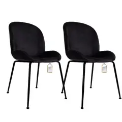 OH MI HOGAR - Pack 2 Sillas Berta PN Negro