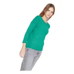 JACINTA TIENDA - Chaleco María largo III verde