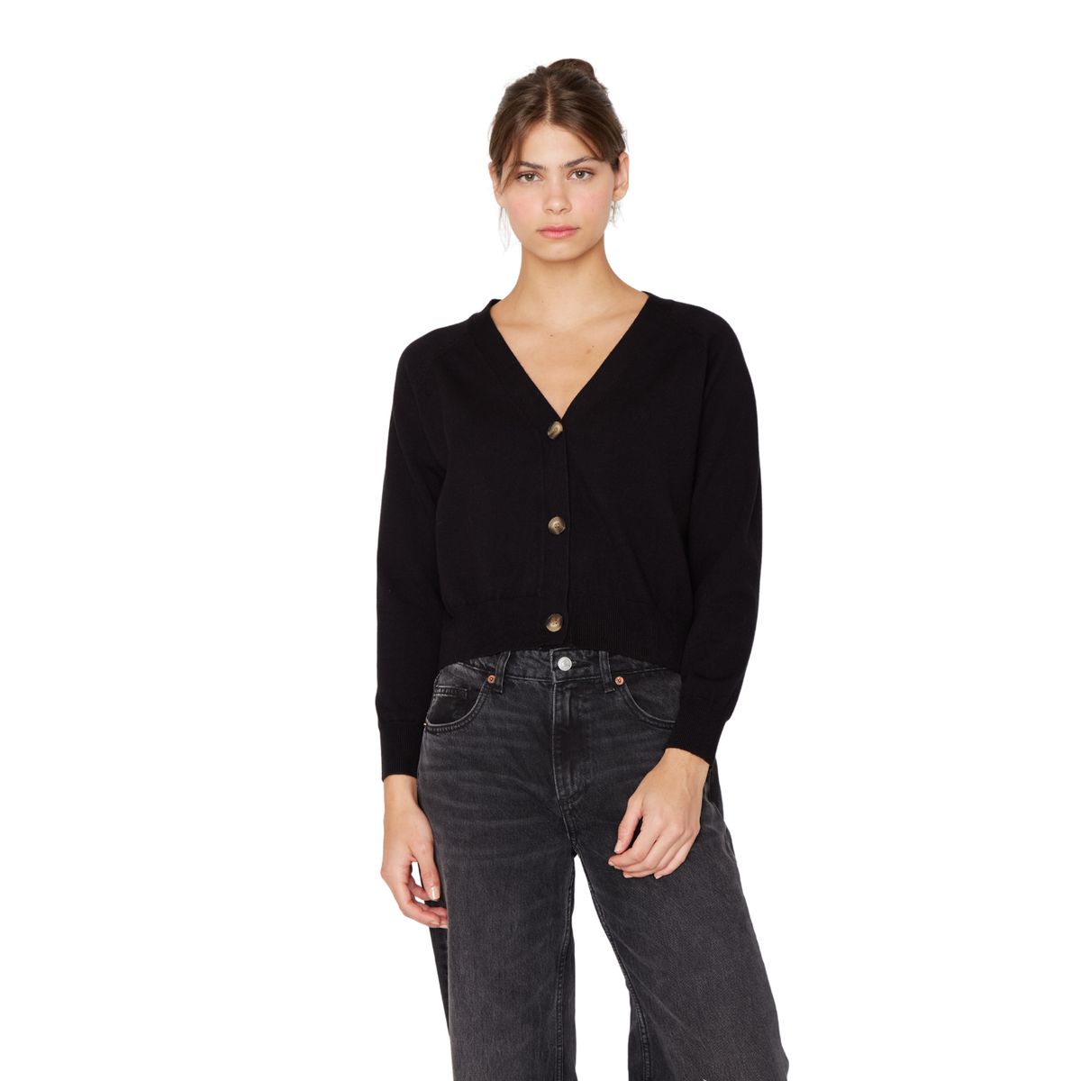 JACINTA TIENDA - Chaleco Pipa negro Jacinta Tienda