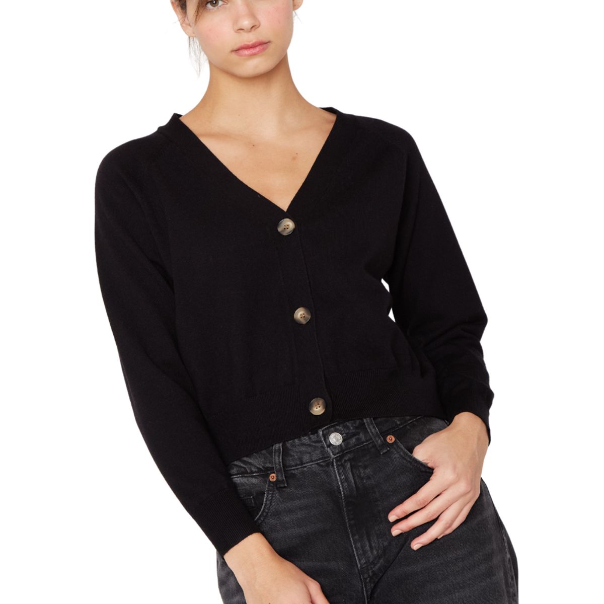 JACINTA TIENDA - Chaleco Pipa negro Jacinta Tienda