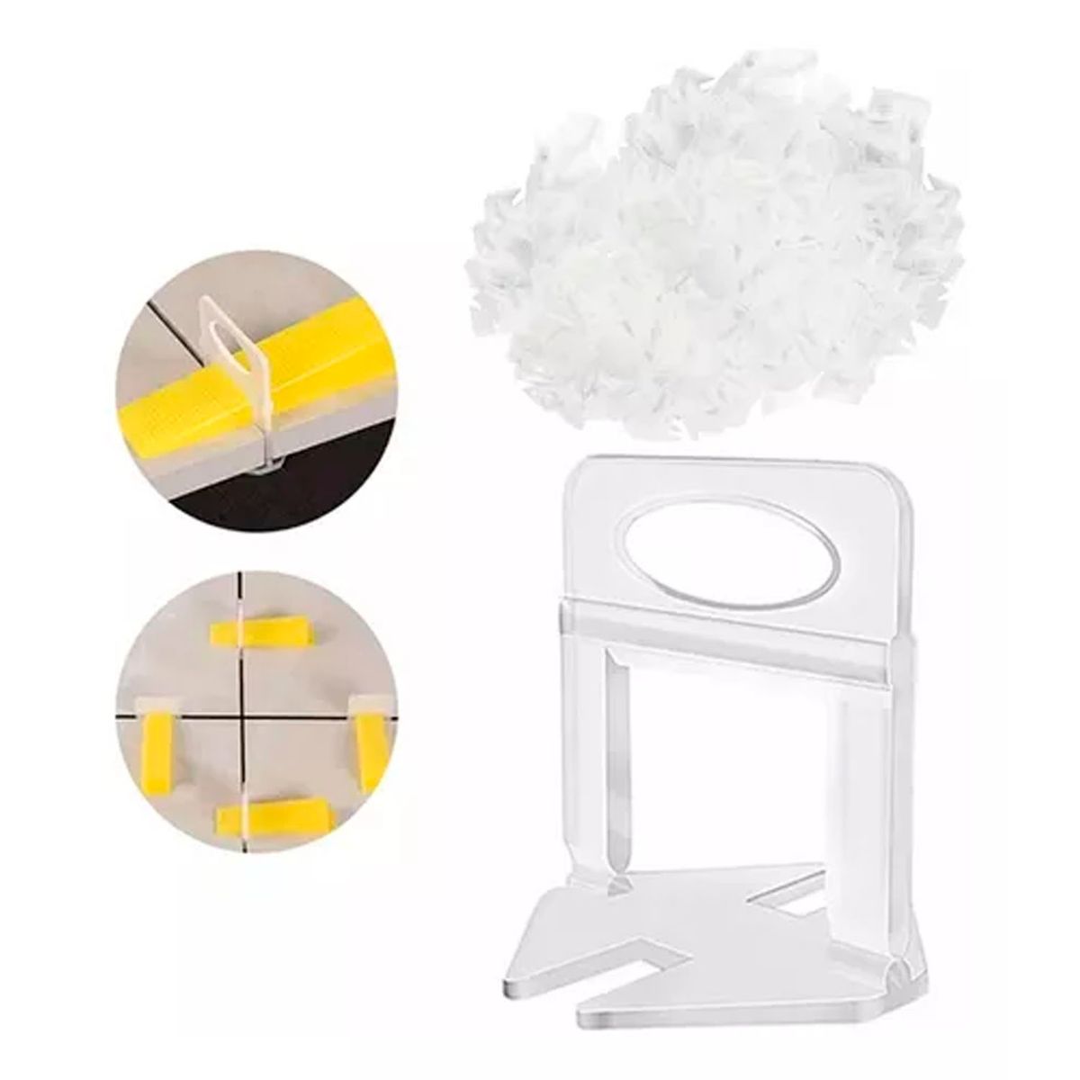 Clips Separador Nivelador De Cerámica 2mm 100 Unds Toolmak, marca GENERICO - Foto Principal