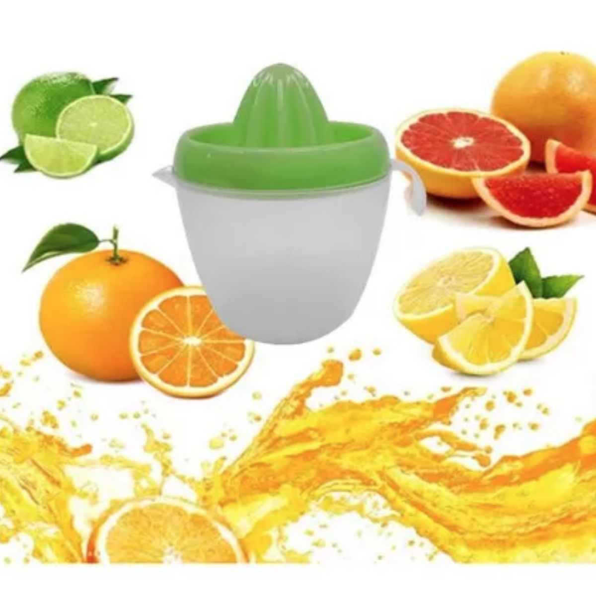 GENERICO - Exprimidor Manual De Limon Doble Mango Prensa Metalico