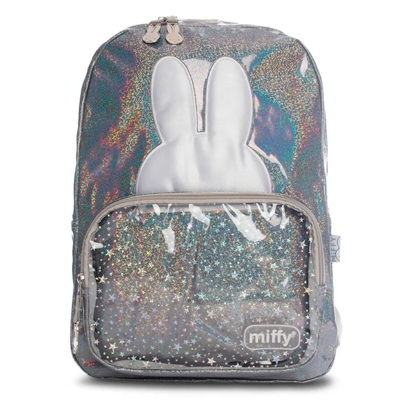 MIFFY - MOCHILA ORIGINAL NIÑA PLATEADA MIFFY