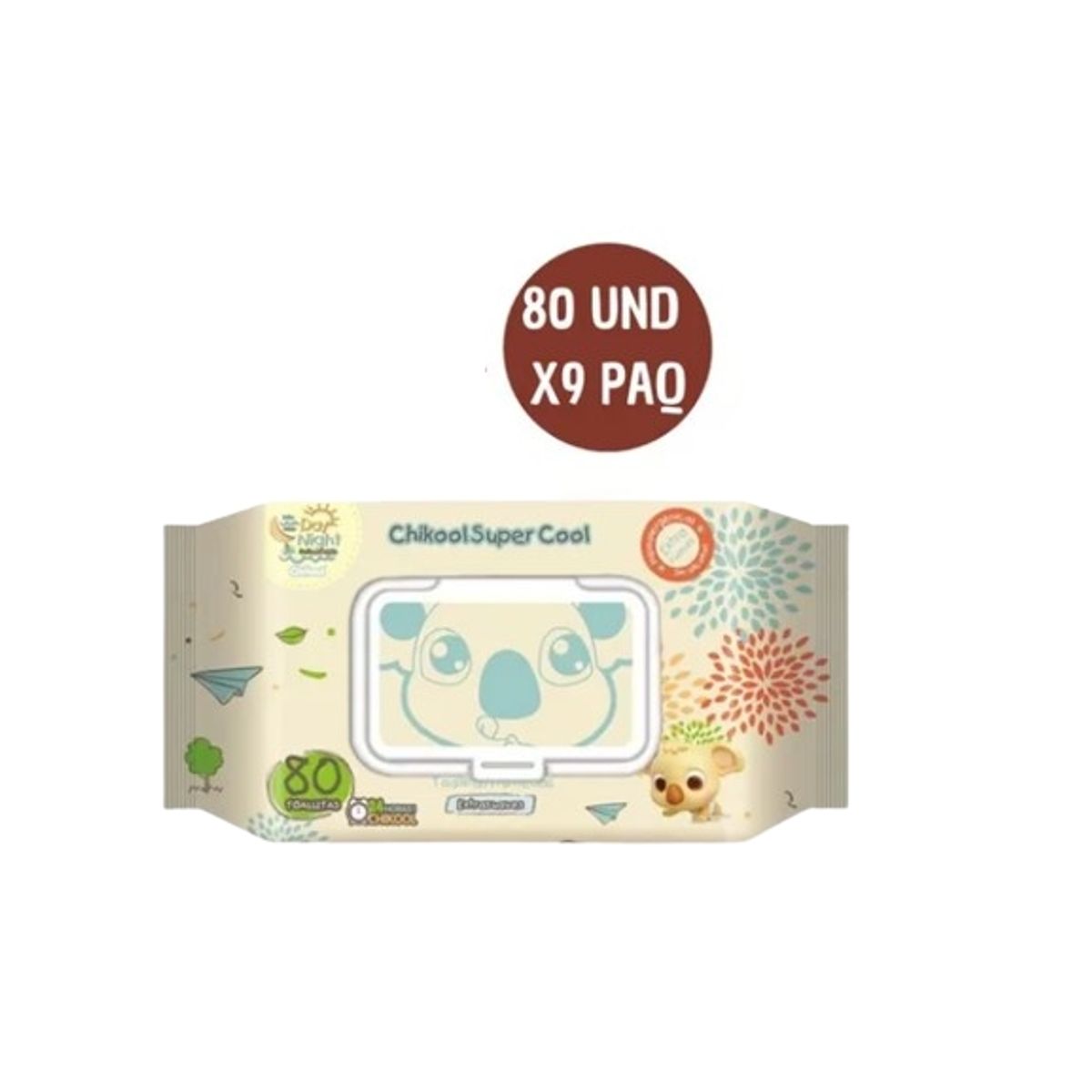 GENERICO - Toallas Humedas Chikool New 80und X9