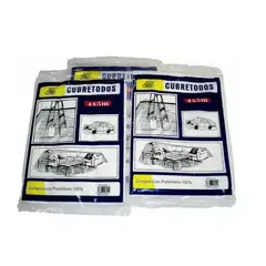 GENERICO - Plástico Protector Impermeable Cubre Todo 4x5 Metros