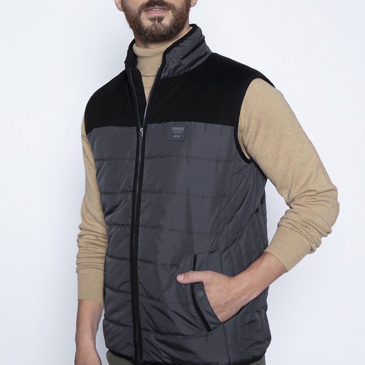FEROUCH - Vest Silver F Gris Ferouch