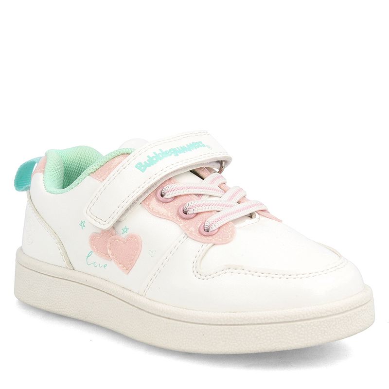 BUBBLE GUMMERS - Zapatilla Niña Bubblegummers Clavel Blanco II