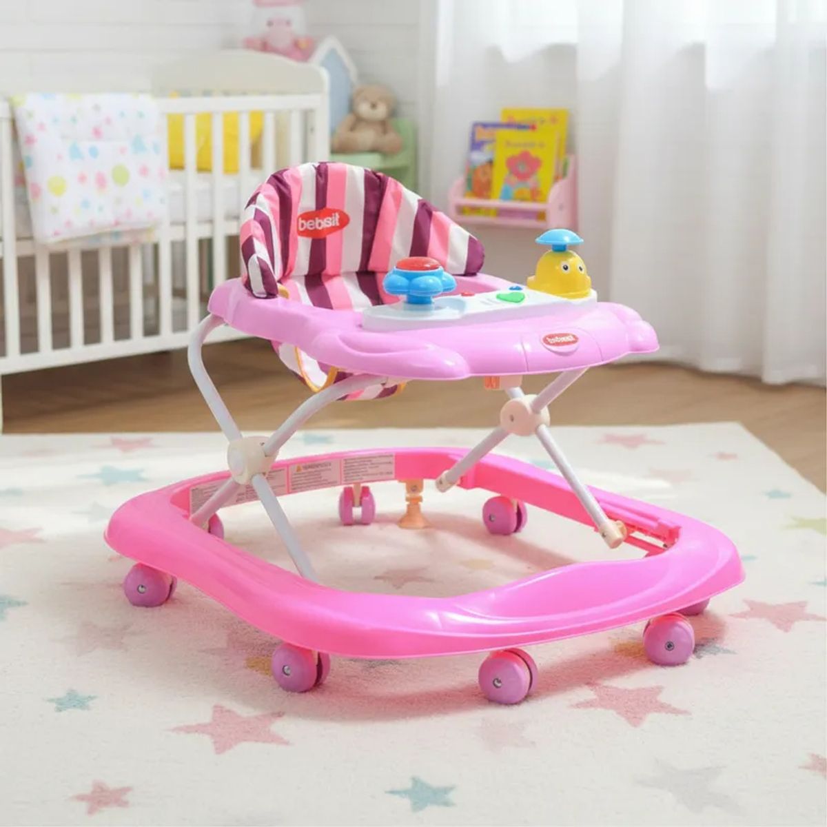 BEBESIT - Andador Moby 7106 Rosado Bebesit