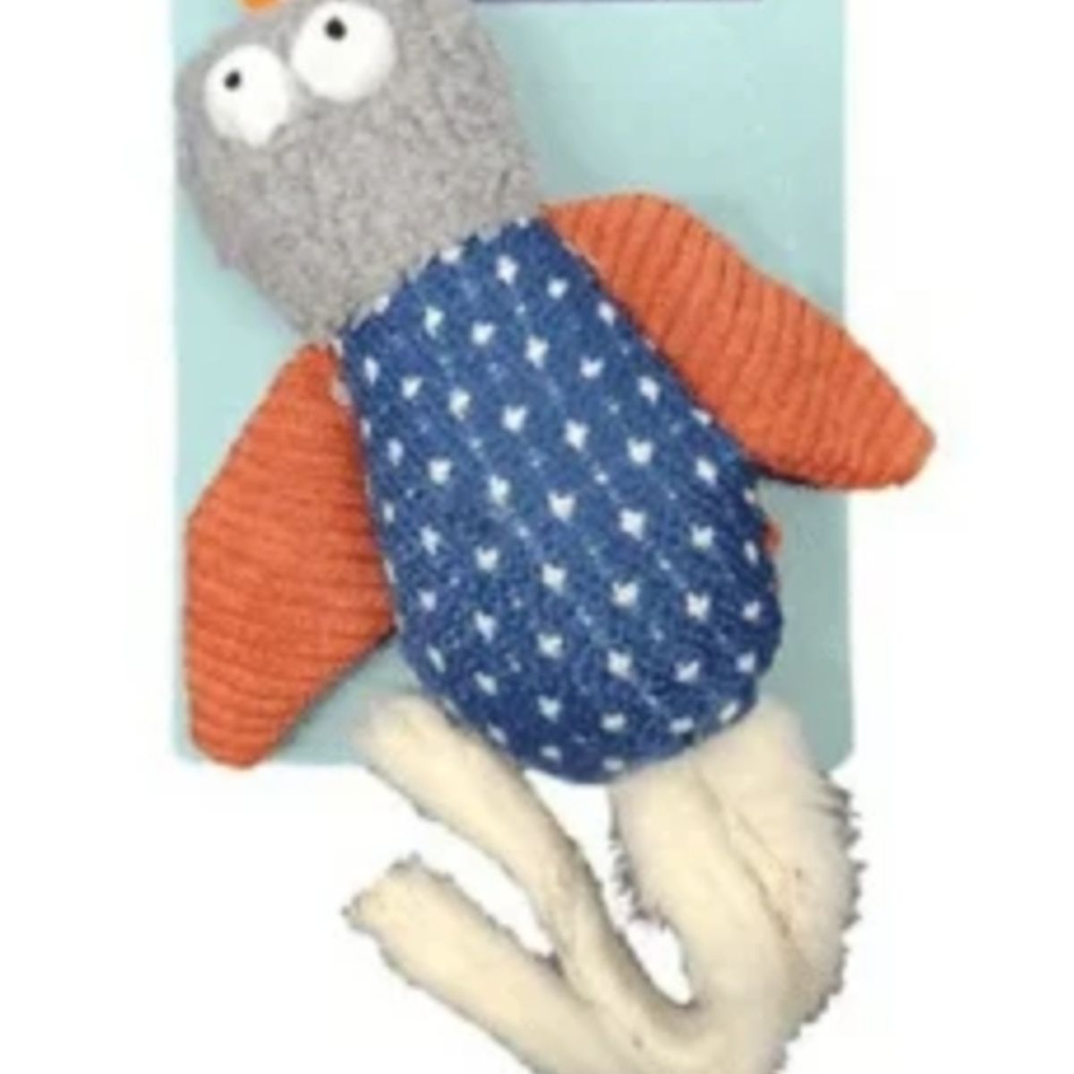 GENERICO - Juguete Peluche Forma Pajaro Para Gatos Mascota