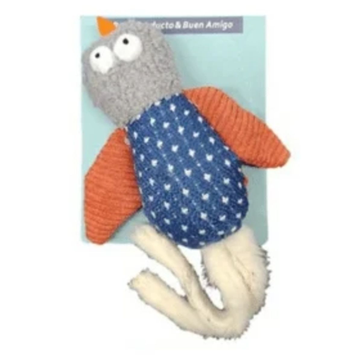 GENERICO - Juguete Peluche Forma Pajaro Para Gatos Mascota