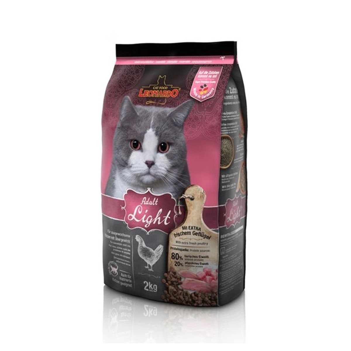 CAT FOOD LEONARDO - LEONARDO Adult Light, bolsa de 7.5 kg