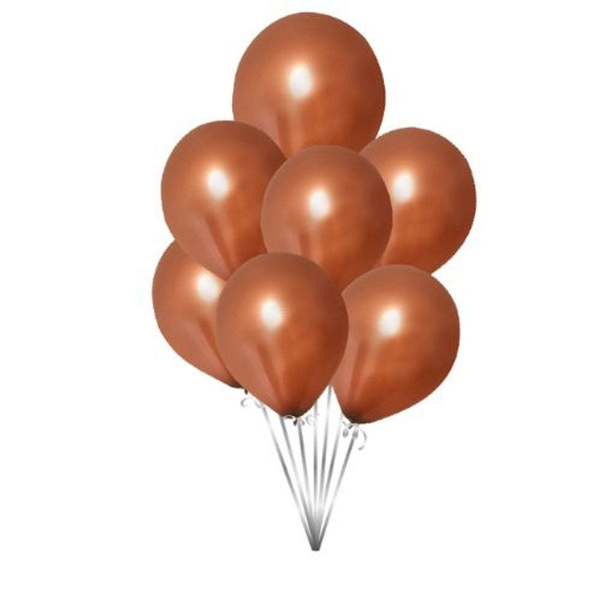 GENERICO - Globos Latex 50 Unidades Color Naranja 30 Cm