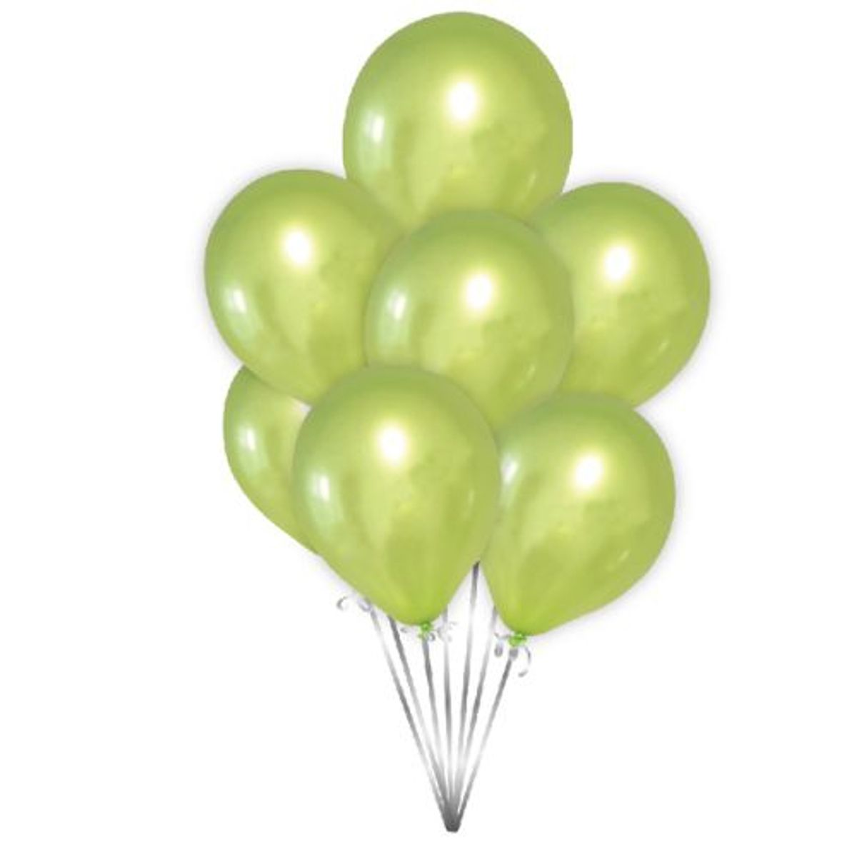 GENERICO - Globos Latex 50 Unidades Color Verde 30 Cm