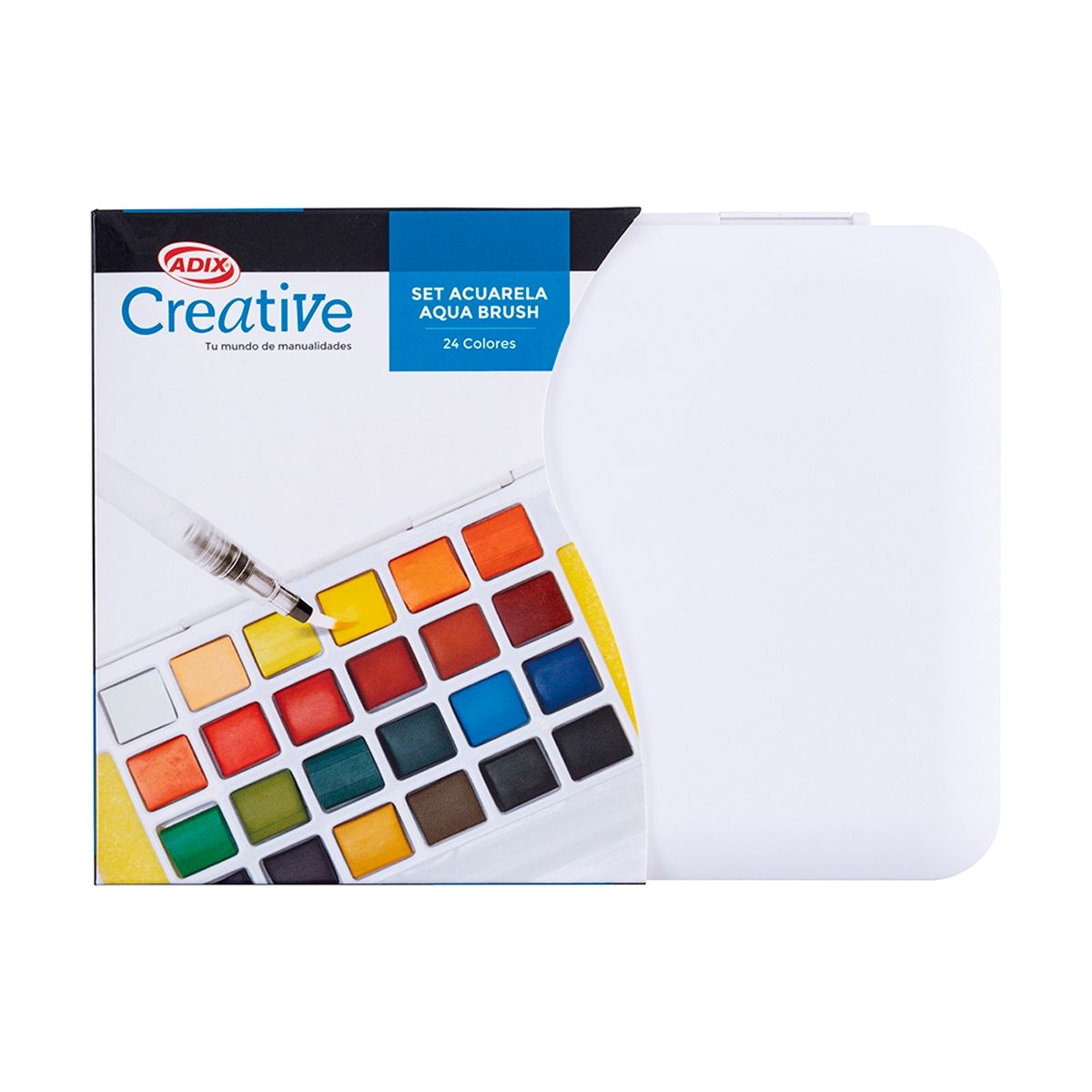 ADIX - Set Acuarela + Aquabrush Adix 24 Colores