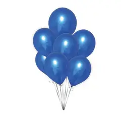 GENERICO - Globos Latex 50 Unidades Color Azul 30 Cm