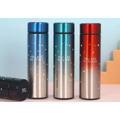 GENERICO - Termo Digital Inteligente Diseño Estrellas Negro