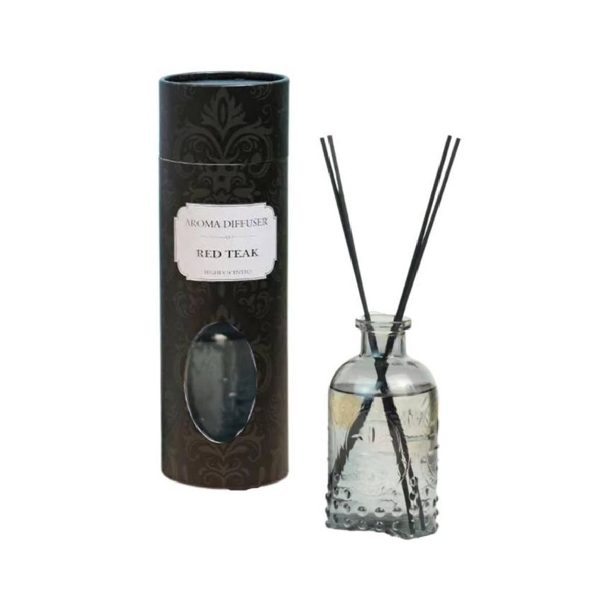 GENERICO - Difusor Aromático Mikado Varillas Aroma  200ml: Negro Red Teak