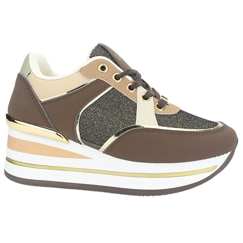 CHALADA - Zapatillas Mujer Café Urbano Chalada Jettix-2