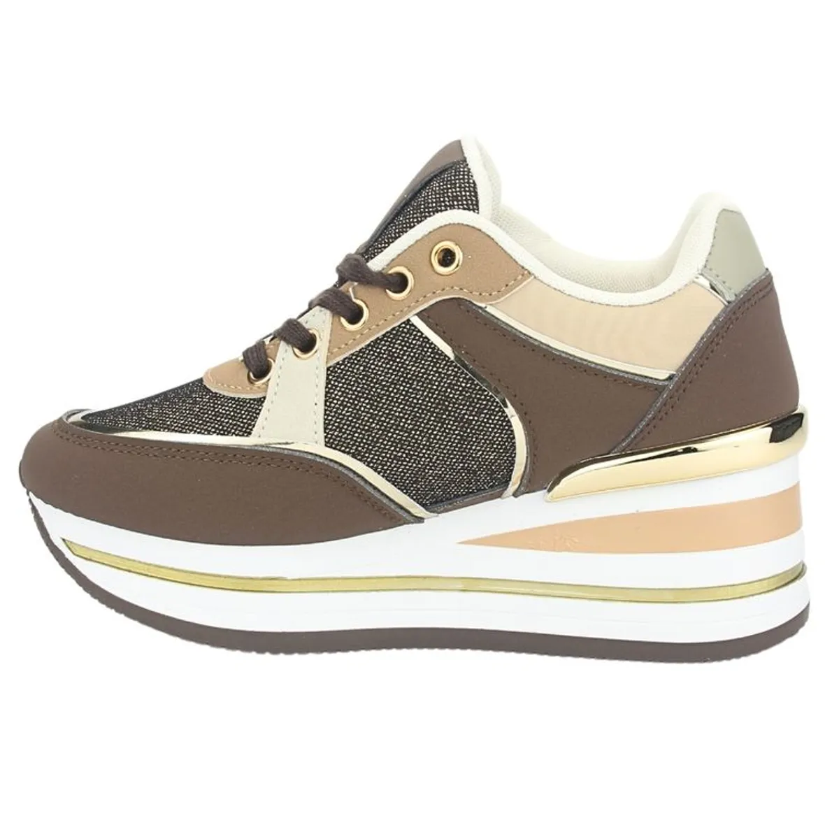 CHALADA - Zapatillas Mujer Café Urbano Chalada Jettix-2