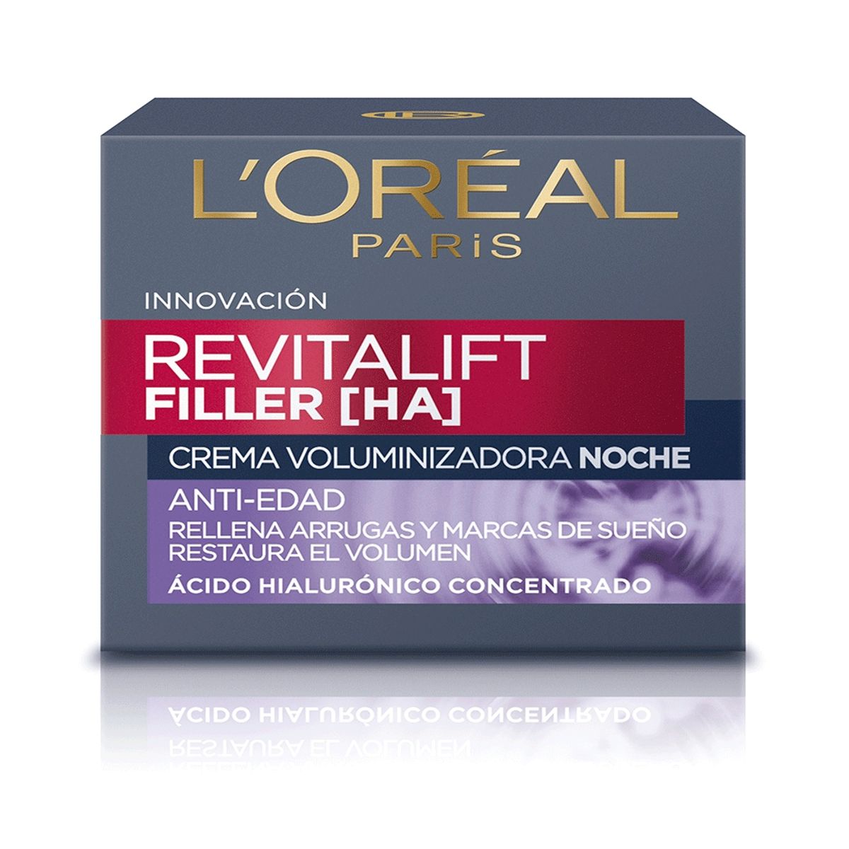 LOREAL PARIS - Crema De Noche Anti-Arrugas Revitalift Filler 50 ml