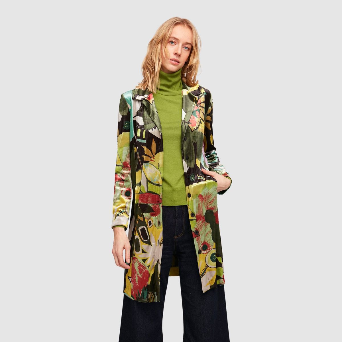 ALDO MARTINS - Blazer Aldo Martins Multicolor Esme