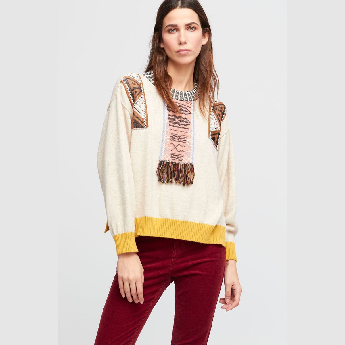 ALDO MARTINS - Sweater Aldo Martins Beige Limoges