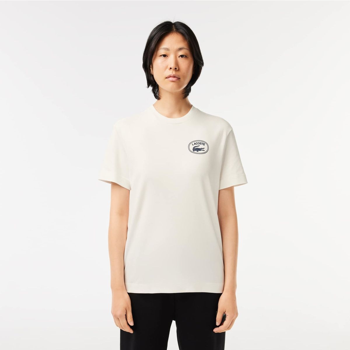 LACOSTE - Polera Lacoste TF085 Mujer Blanco LACOSTE