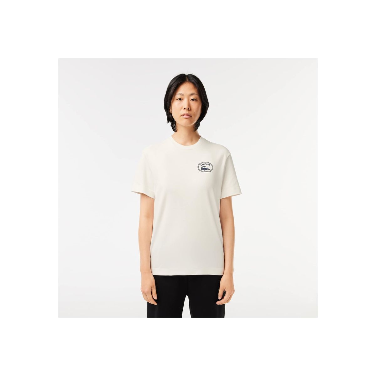 LACOSTE - Polera Lacoste TF085 Mujer Blanco LACOSTE