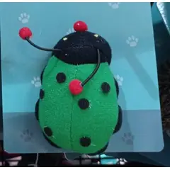 GENERICO - Juguete Chinitas A Cuerda Para Gatos Verde