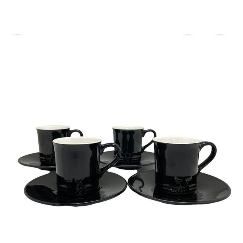 WAYU - Set Tazas Y Platos 90ml Wayu Expresso 8 Piezas