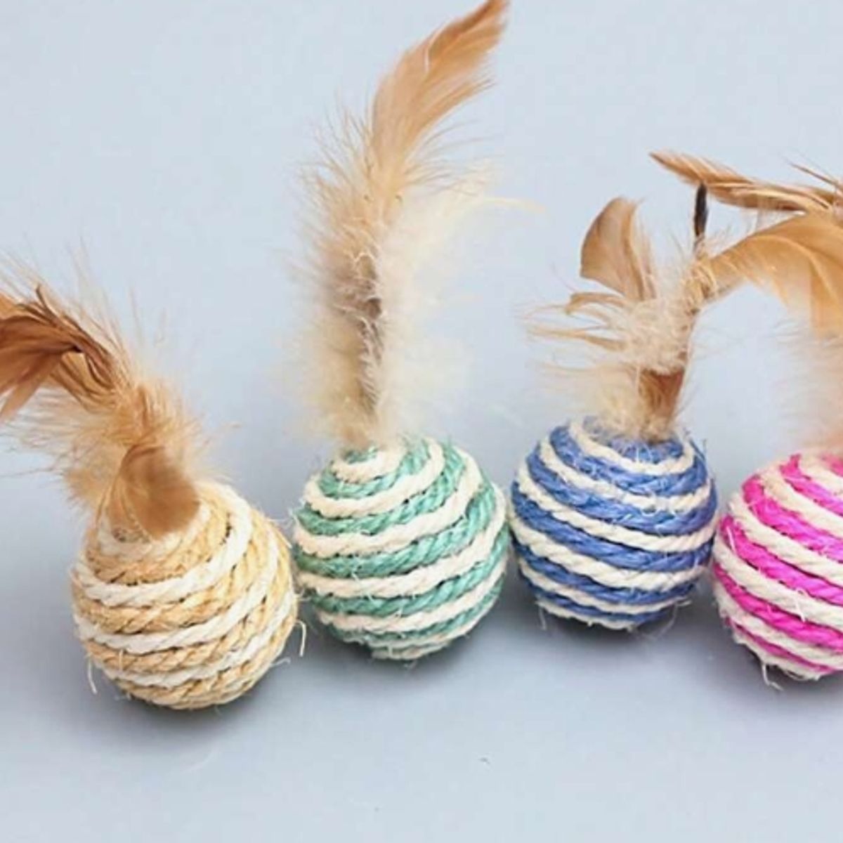 GENERICO - Juguete De Bola De Sisal Para Gatos Mascotas