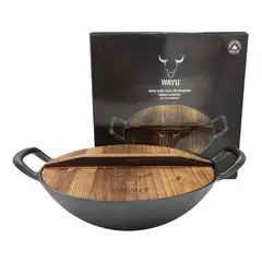 WAYU - Wok Hierro Fundido Disco Iron Cast Asado Parrilla