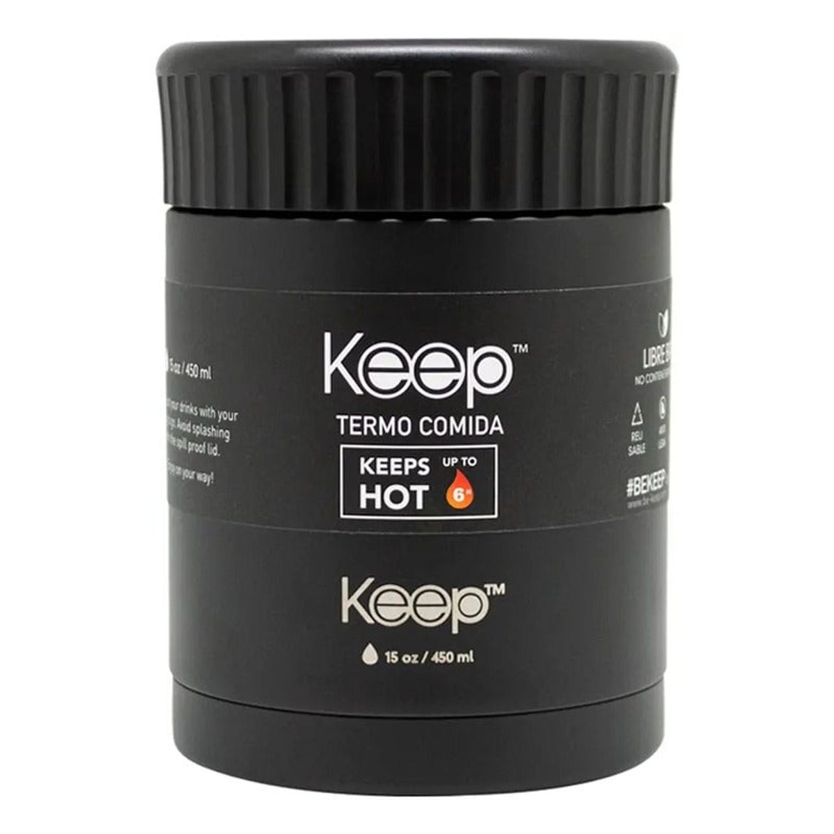 KEEP - Termo De Comida/líquido 450 Ml Keep color negro