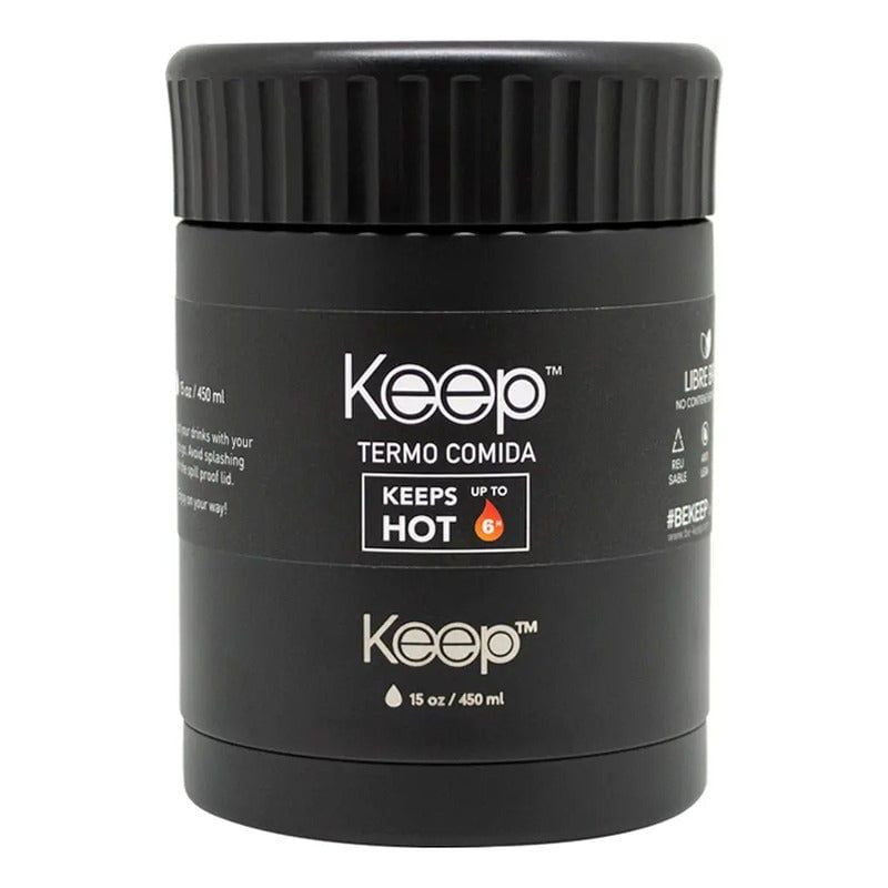 KEEP - Termo De Comida/líquido 450 Ml Keep color negro