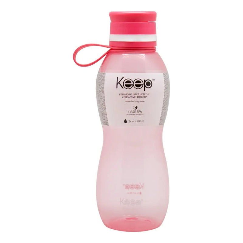 KEEP - Botella De Agua Deportiva Pp Value 700ml Keep color rosado