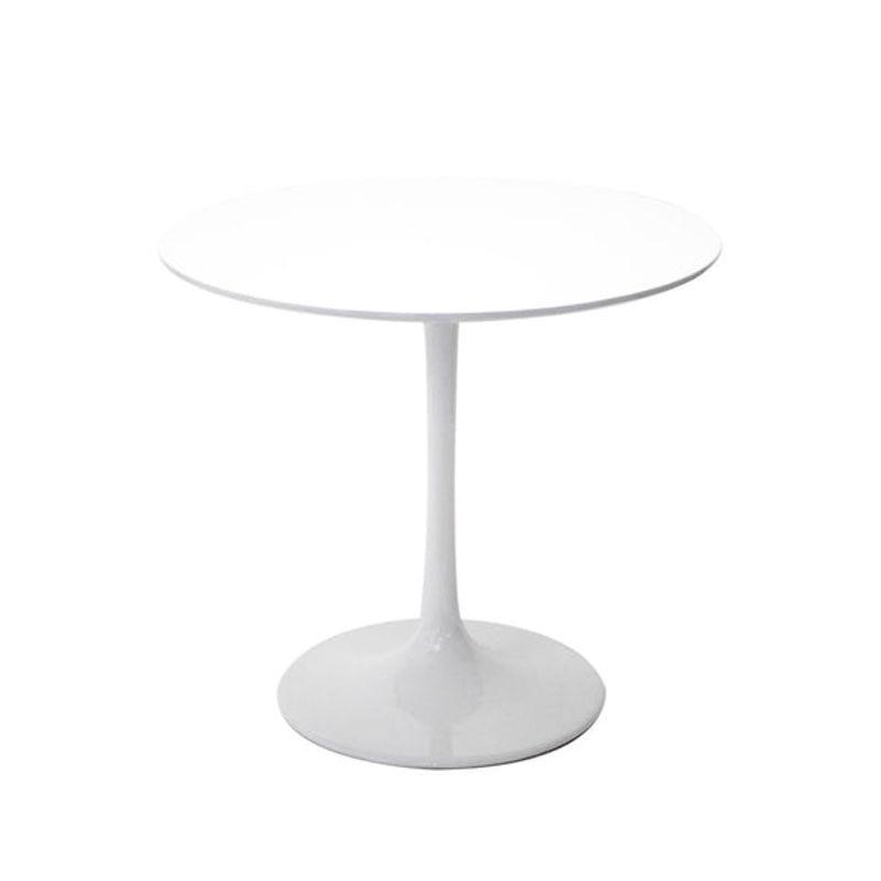 ARTIHOGAR - Mesa Tulip Redonda 80 cm Diámetro Blanca