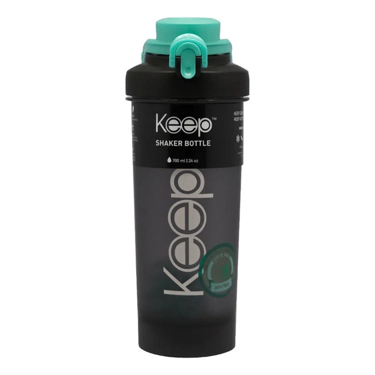 KEEP - Botella De Agua Deportiva Shaker Mezclador 700ml Keep color verde