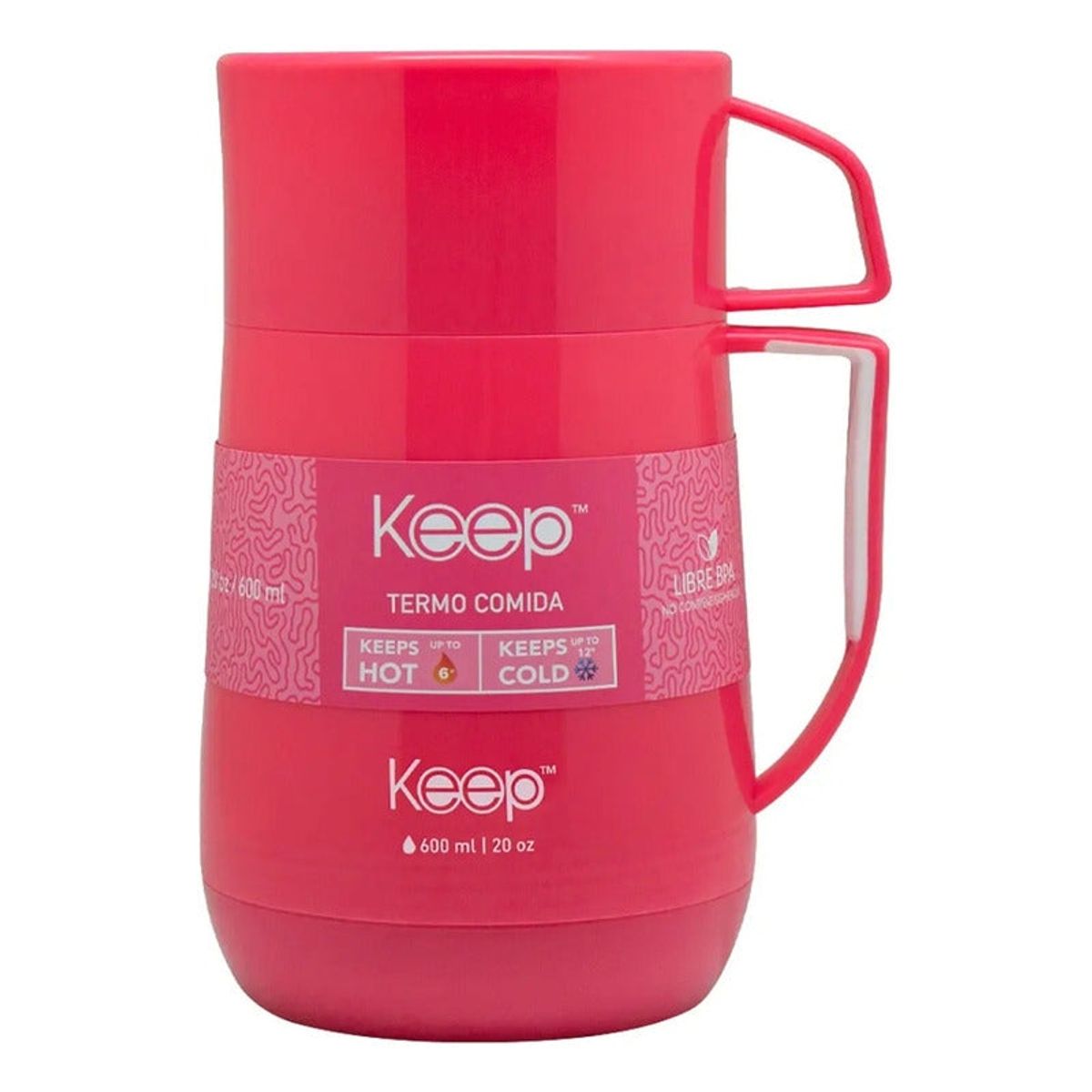 KEEP - Termo De Comida/líquido 600ml Keep color Negro