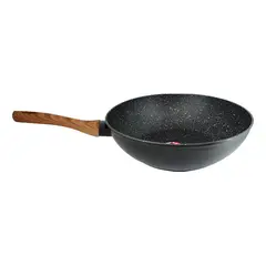KEEP - Wok Antiadherente 28cm Linea Granito Color Negro