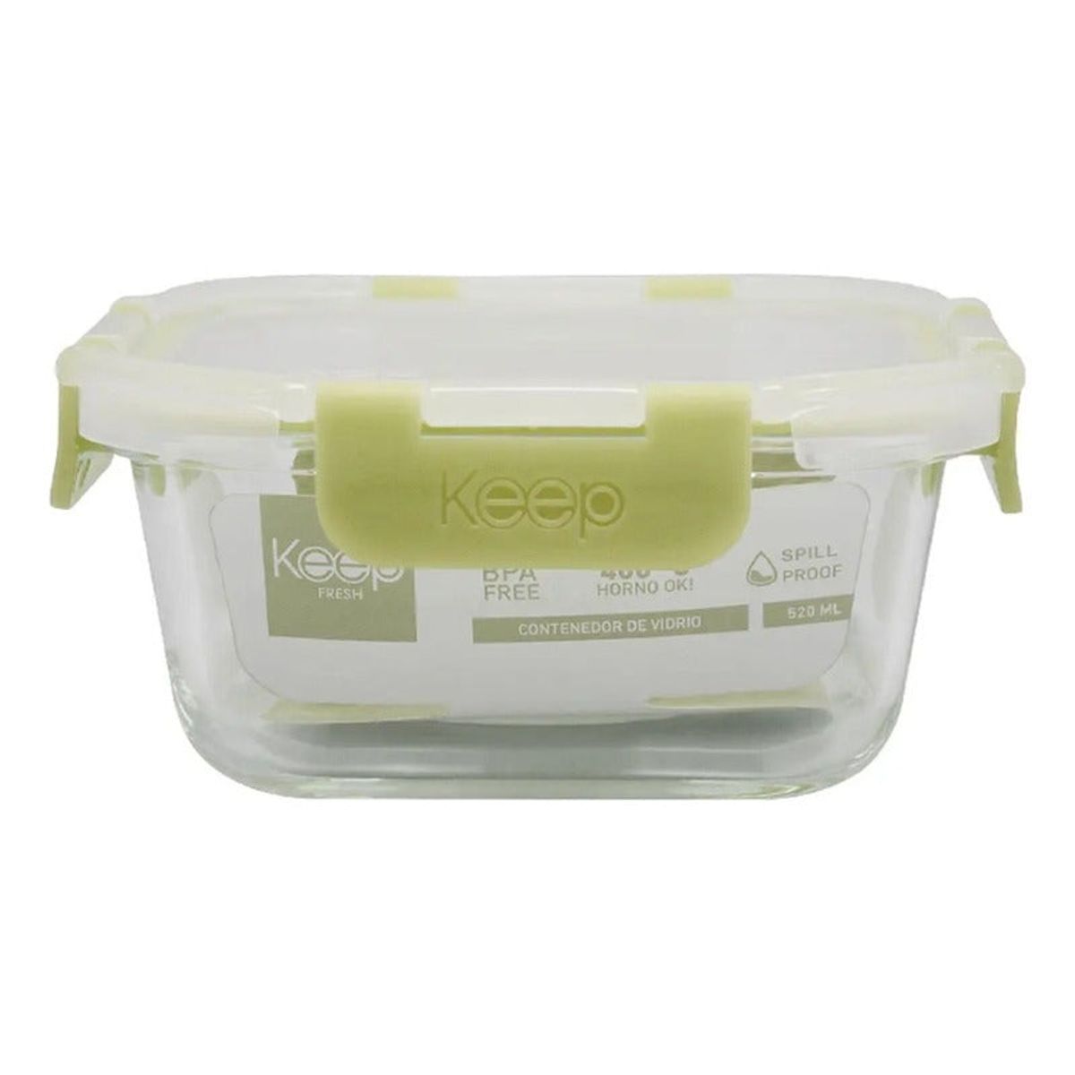 KEEP - Contenedor Hermético 520 Ml Keep Color Verde